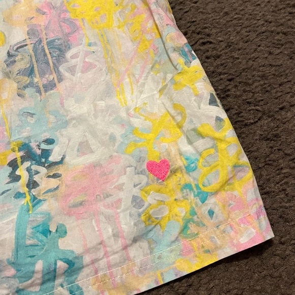 Kerri Rosenthal Colorful Art To Wear Blouse - Picture 5 of 6